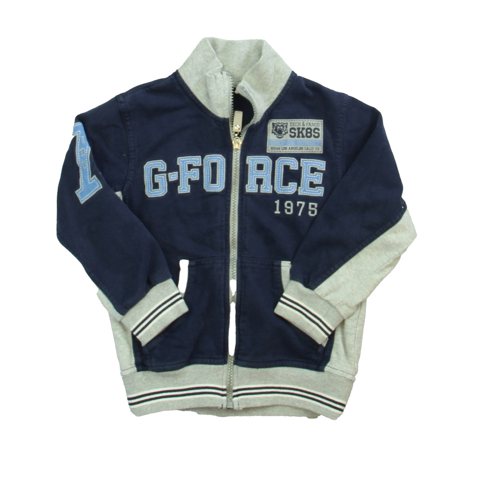 iDo by Miniconf Boys Navy | Gray Sweatshirt size: 4-5T